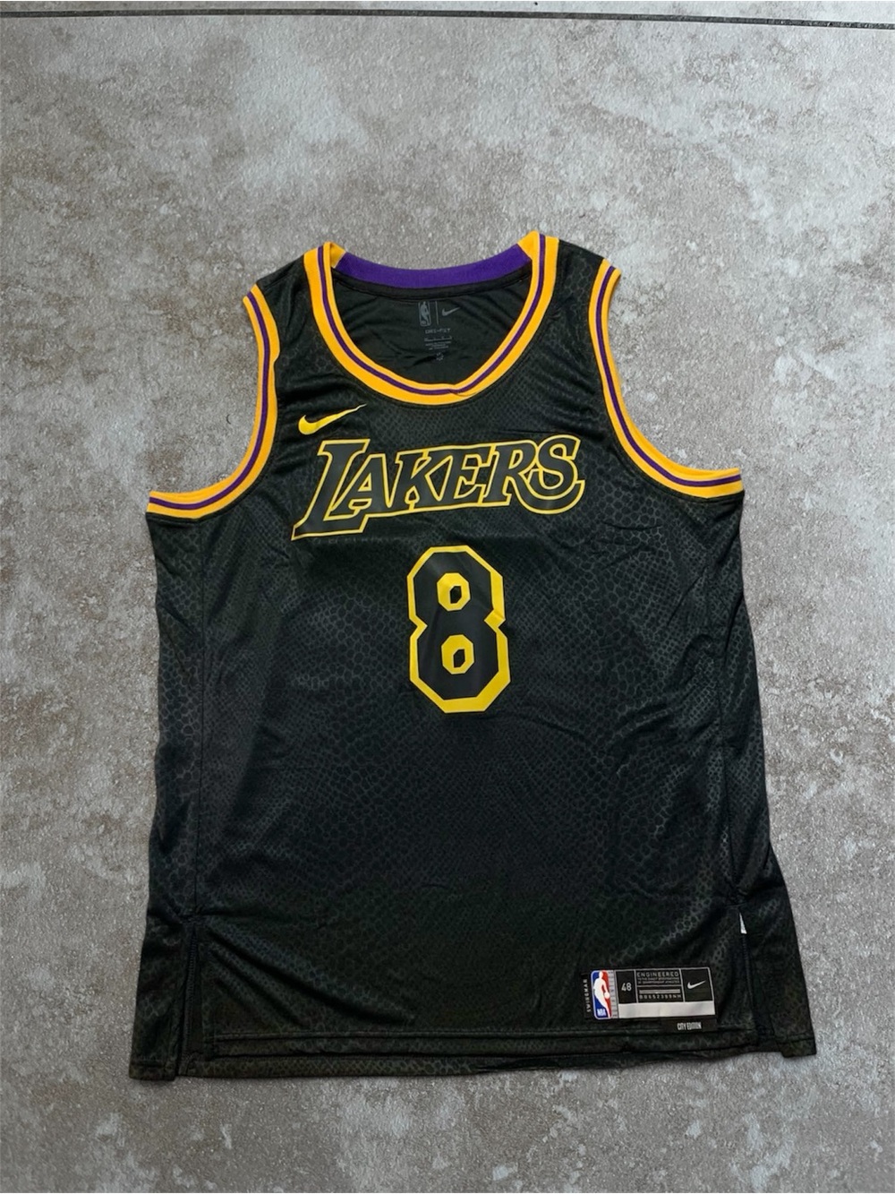 Kobe Bryant black Mamba jersey- size Large